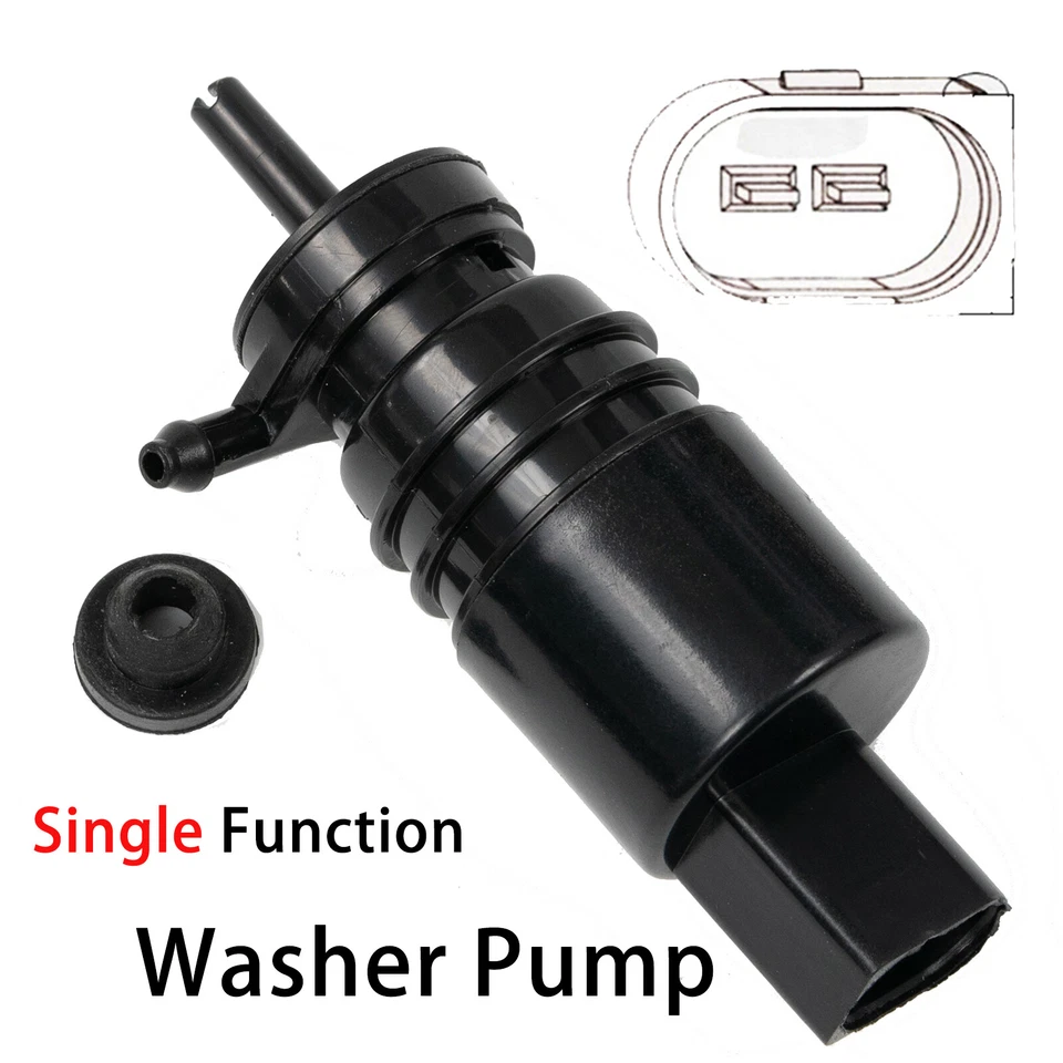 Front Windshield Wiper Washer Pump 1J5955651 For BMW Mercedes Benz Land Rover - Image 3 of 4