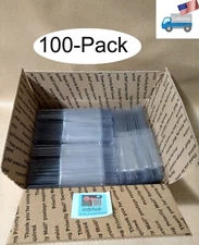 100pcs: Clear Plastic Clamshell Packaging Blister 7 3/8" x 2.5" Retail Display