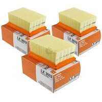 3X Mahle / Knecht Luftfilter LX 3013 Air Filter