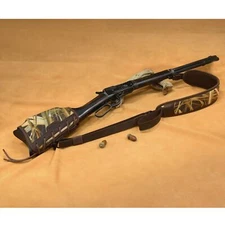 Camo Rifle Gun Sling with Matched Gun Buttstock Neoprene Shoulder Padded Strap