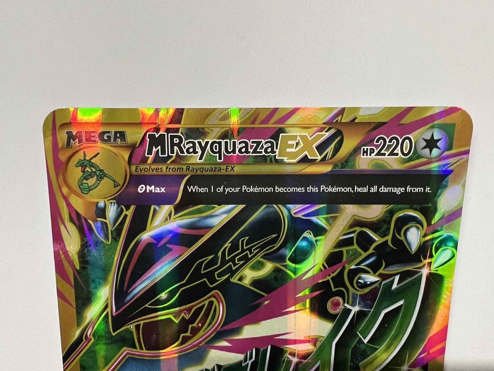 Mavin  mega rayquaza ex 98/98 2015