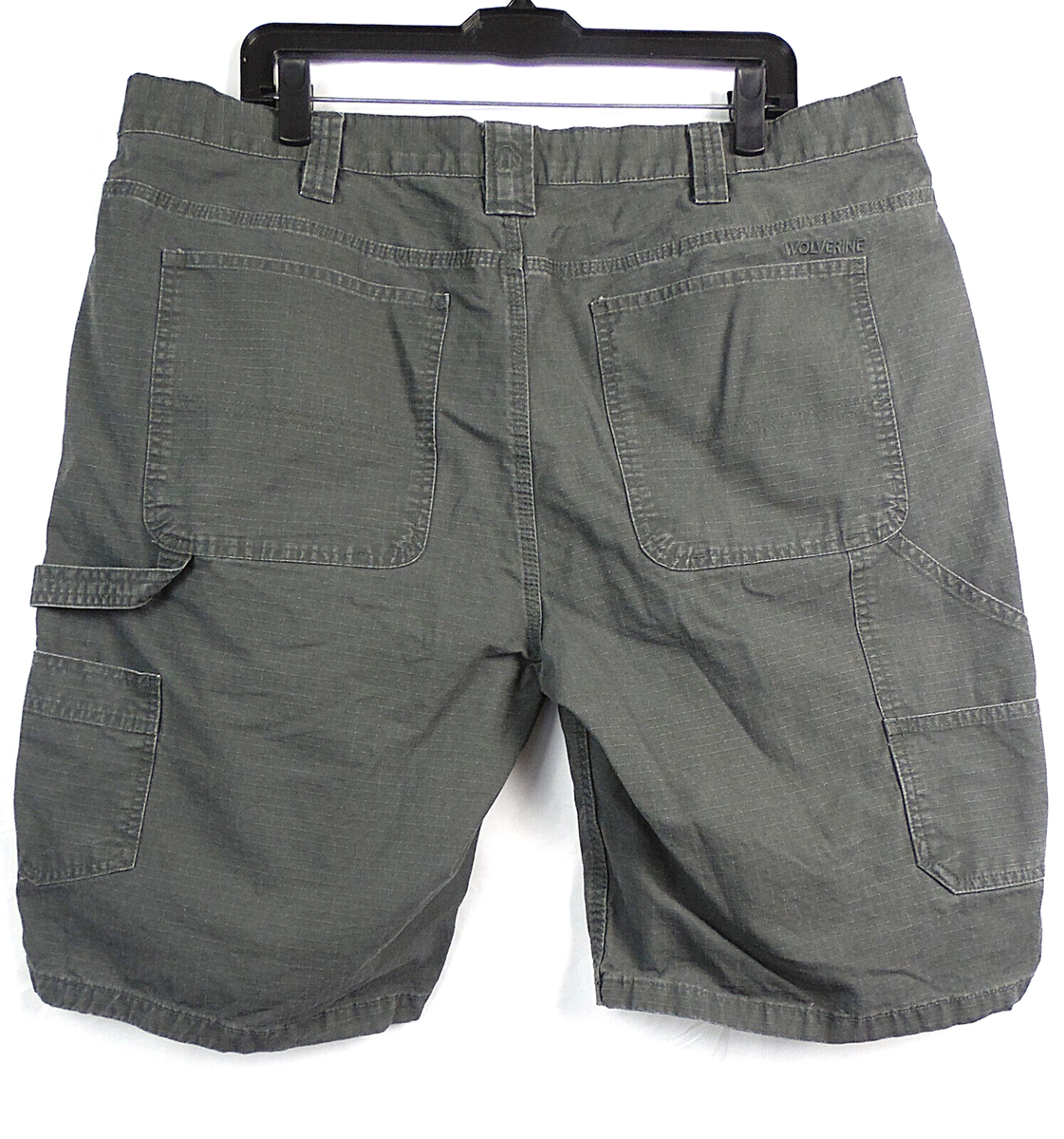 Wolverine Gray Ripstop Cotton Canvas Carpenter Shorts 40 | eBay