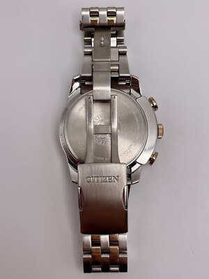 時計 CITIZEN ECO-DRIVE H800-T024190 World Chronograph A-T - Men's Eco-Drive Steel Blue Dial Watch