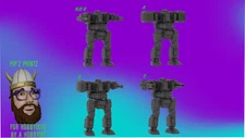 BJ2-O Blackjack Omnimech Alternate Mech Model For Battletech 6mm-10mm-15mm