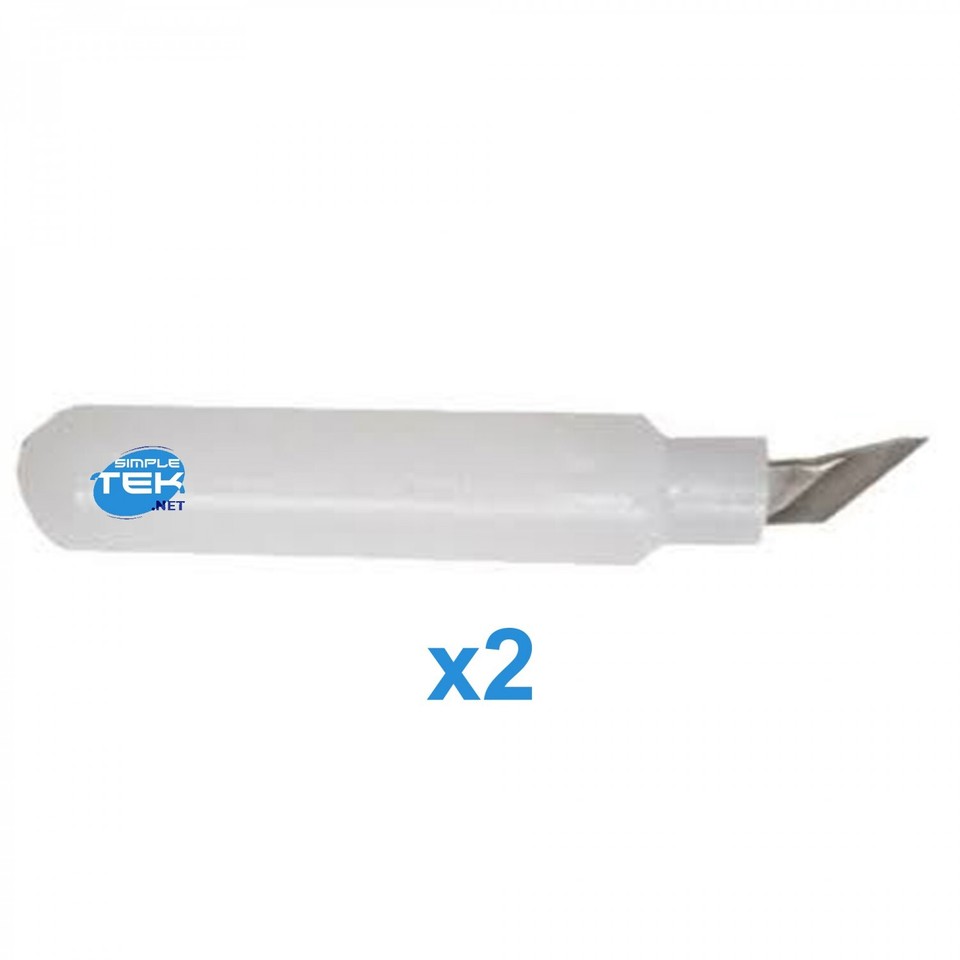 2 X Klingen Spitz Kurve Messer Schwenkbar PROEDGE Knife Blades Swivel