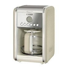 Filter Coffee Machine, Cream, 24 Hr Timer, Vintage Style, Ariete 134203