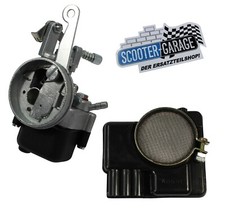 Vergaser 12 / 12mm + Luftfilterkasten für Piaggio Vespa Ciao / Bravo / SI