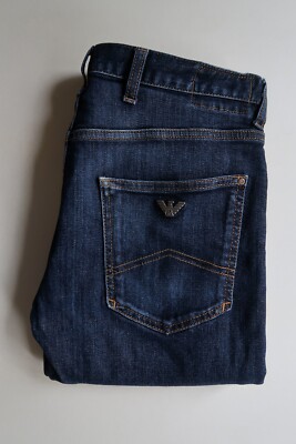 ARMANI JEANS J10 Extra Slim Fit Blue Vintage Wash Men Jeans | eBay