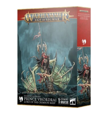   Warhammer AOS: Prince Vhordrai, Lord of The Crimson Keep New Free Shipping  