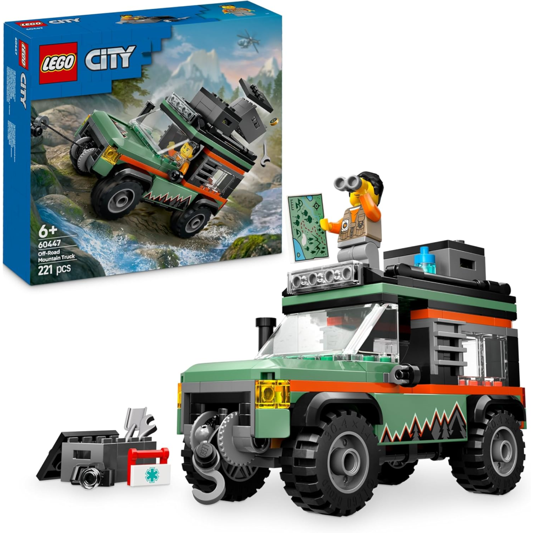 Lego City 60447 Off-Road Mountain Truck 4x4 Building Construction Playset