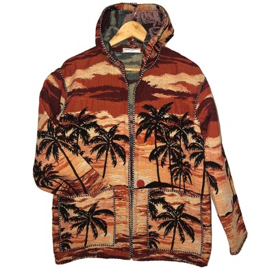 saint laurent jacket palm tree