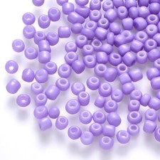 3MM Light Purple 8/0 Glass Seed Beads S036-08 