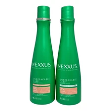 Nexxus Unbreakable Care Shampoo and Conditioner 400ml/13.5fl.oz. New; LOT OF 2