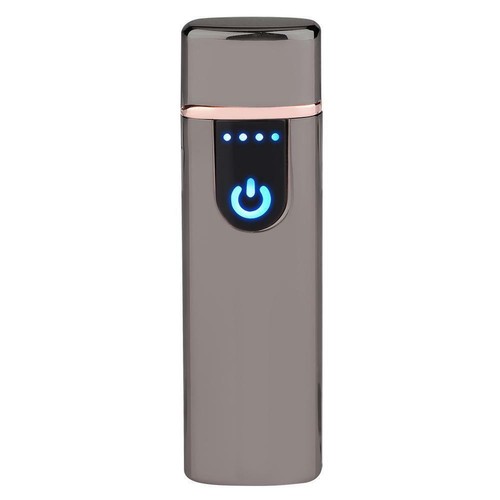 Electric Lighter Usb Rechargable Windproof Flameless Finger Print Gentle Touch - Picture 8 of 12