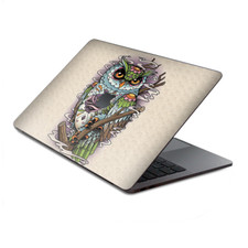 Skins Wrap for MacBook Pro 15 inch Retina Touch Owl Painting Aztec Style
