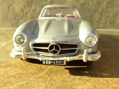 Burago 1:18 Mercedes 300 SL 1954 Argent, Moulé Sous Pression, Collection