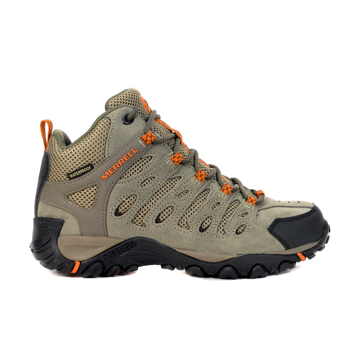 Merrell Men's Crosslander Boulder/Apricot Mid Hiking Boots