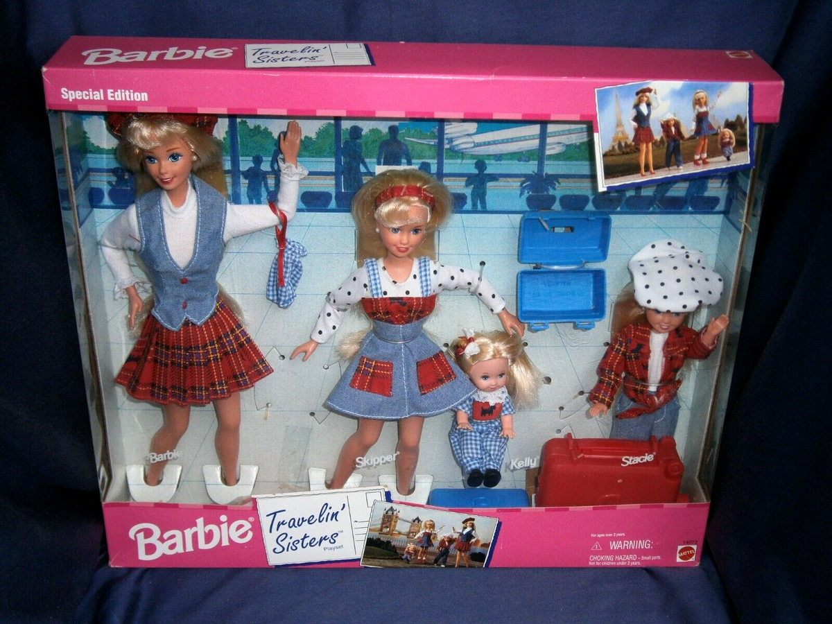 VINTAGE MATTEL BARBIE DOLL TRAVELIN' SISTERS 1995 SPECIAL EDITION