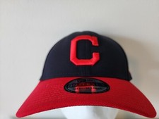 New Era 39Thirty Cleveland Guardians Team Classic On Field Hat Navy Red Size M/L