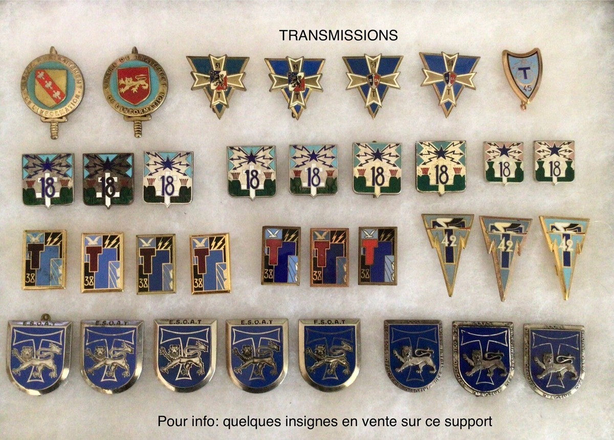 Ancienne Médaille Militaire Bronze – École D'application Des Transmissions Montargis