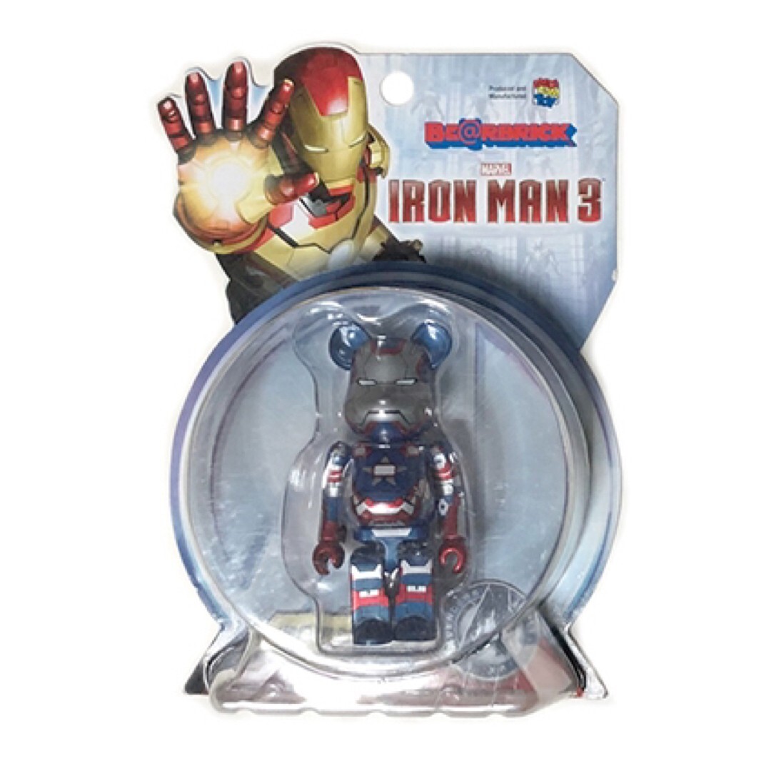 その他 BE@RBRICK - BE@RBRICK IRON PATRIOT 1000% MEDICOM TOY BE@RBRICK 1000% IRON PATRIOT MEDICOM TOY Bearbrick from