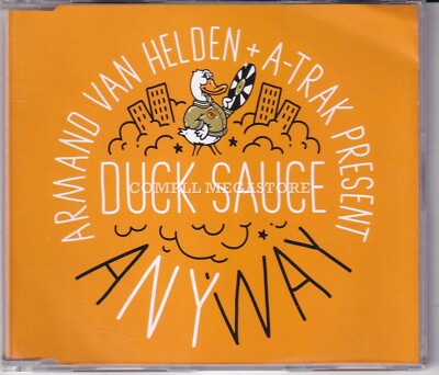 ARMAND VAN HELDEN + A-TRAK present DUCK SAUCE - ANYWAY / 2009 CD Single CLUB MIX