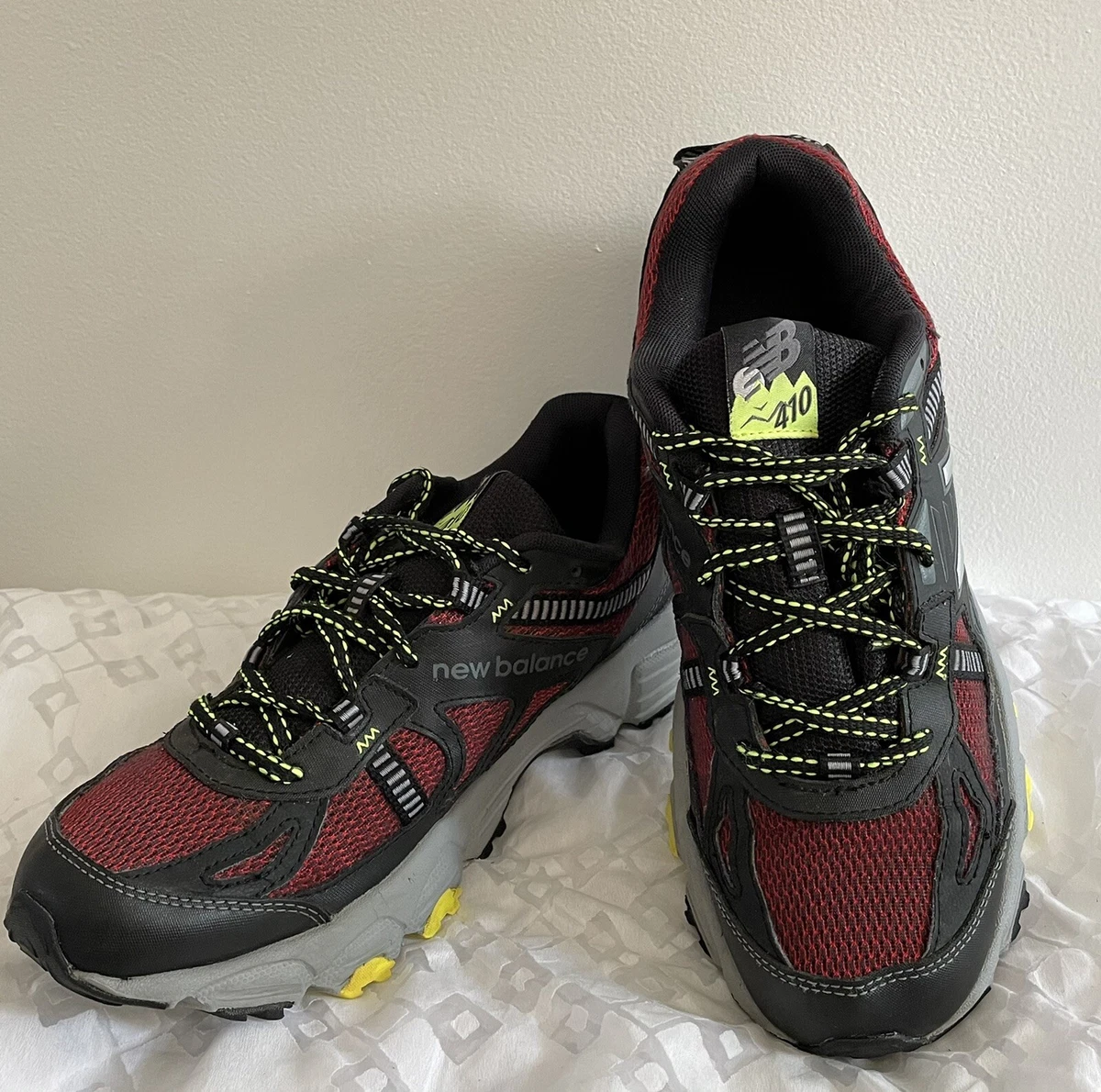 Inconsciente puente Plausible New Balance 410v4 Men&#039;s Trail Running Shoes Black Red Gray Green Size  8D | eBay