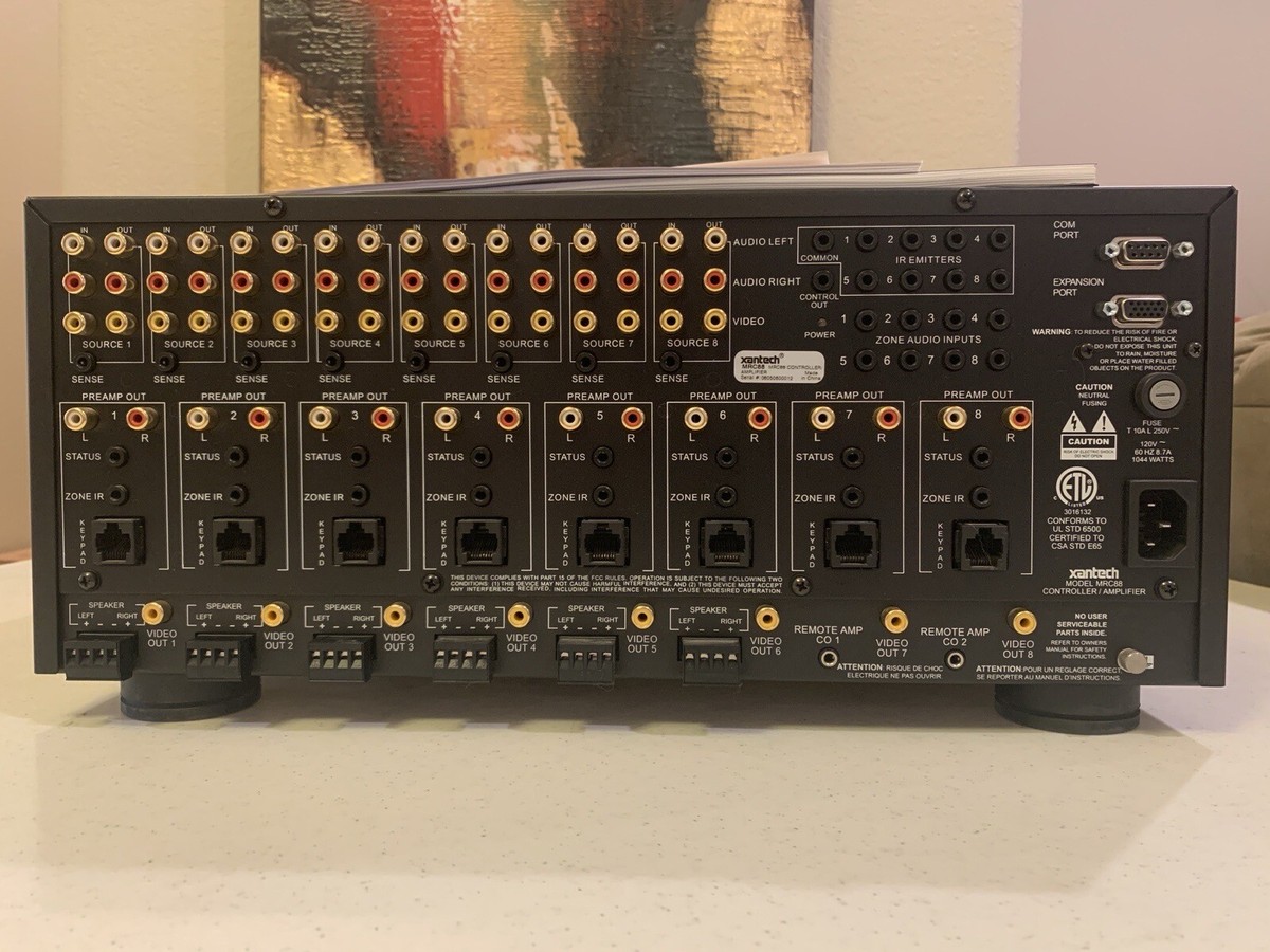 Xantech MRC88 8 Zone 8 Source Controller/ Amplifier | eBay
