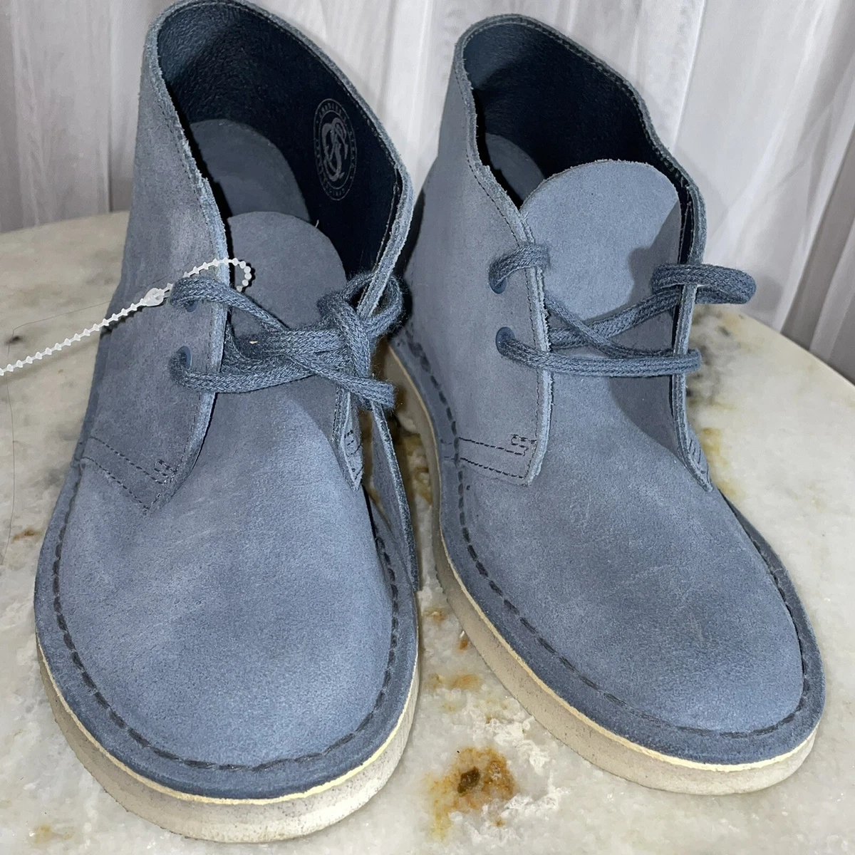 clarks blue boots