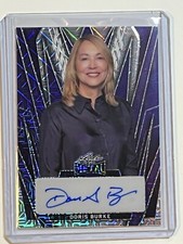 2024 Leaf Women of Sport ESPN Doris Burke Auto SSP Purple Prizm Mojo #d 2/2