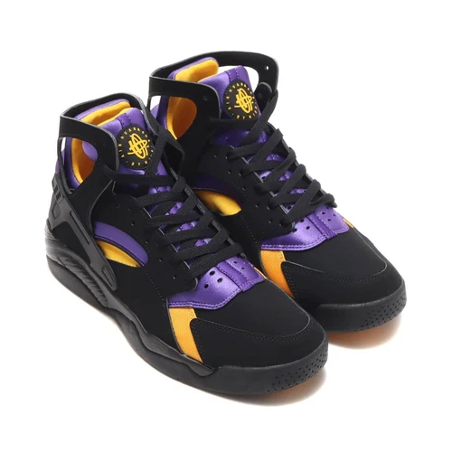 Nike Air Flight Huarache FD0188-001 Lakers Away Men's US 6-12 Authentic New