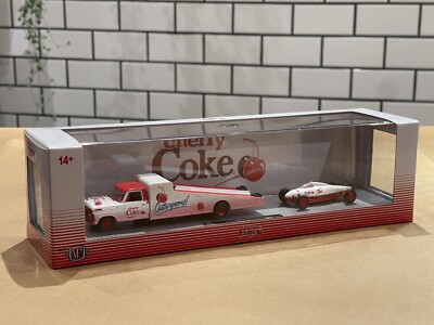 M2 Machines Cherry Coke 1969 Ford F-250 & Belly Tanker CHASE!!!!
