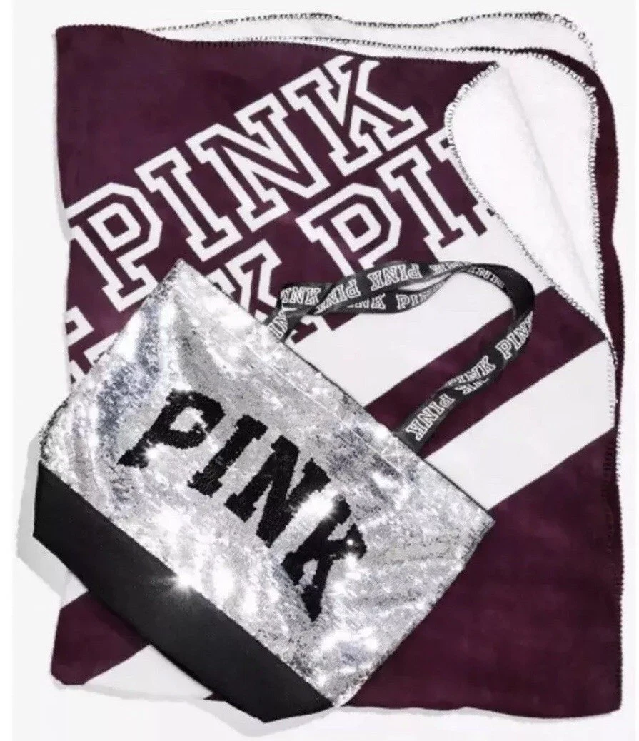 Victoria secret pink blanket 2018 clearance