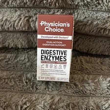 Physician's Choice Digestive Enzyme Blend Pre + Probiotics 60 Capsules 5/2027