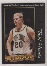 1993-94 Purdue Boilermakers Todd Foster 0q3