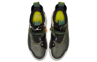 Size 8.5 - Travis Scott x Air Jordan 33 NRG Army Olive for sale