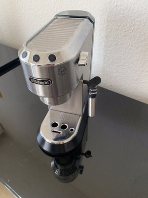  Siebträgermaschine für  Espresso   De longi Dedica  Edelstahl mit Garantie