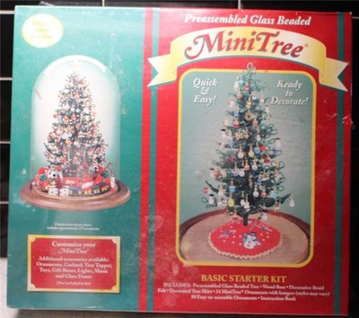Westrim Glass Beaded Mini Christmas Tree Preassembled Basic Starter Kit Sealed
