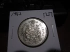1962 - Canada 50 cent  - Canadian Silver half dollar -