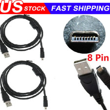 PwrON USB Charger PC Charging Data Sync Cable for Sony Cybershot DSC-W830 Camera