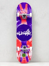 Cliche Peace Purple/Red 8.0" x 31.6" Skateboard Complete & Tensor Trucks