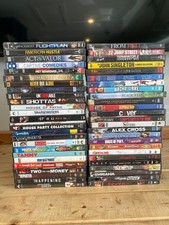 50 DVD movies Popular Titles Used DVD Lot in great condition with cases 