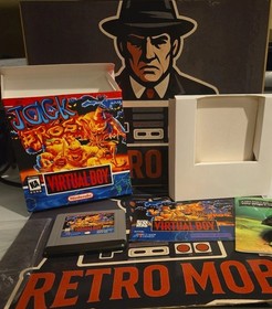 Jack Bros Virtual boy Game & Manual  authentic  with a Reproduction box  tested