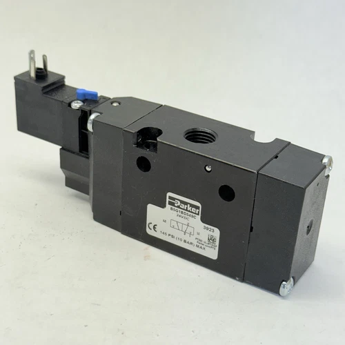 PARKER B5G1BD549C SOLENOID AIR CONTROL VALVE 24VDC / 145PSI