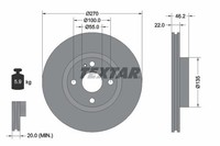 Textar 92175903 Bremsscheibe FüR Mazda