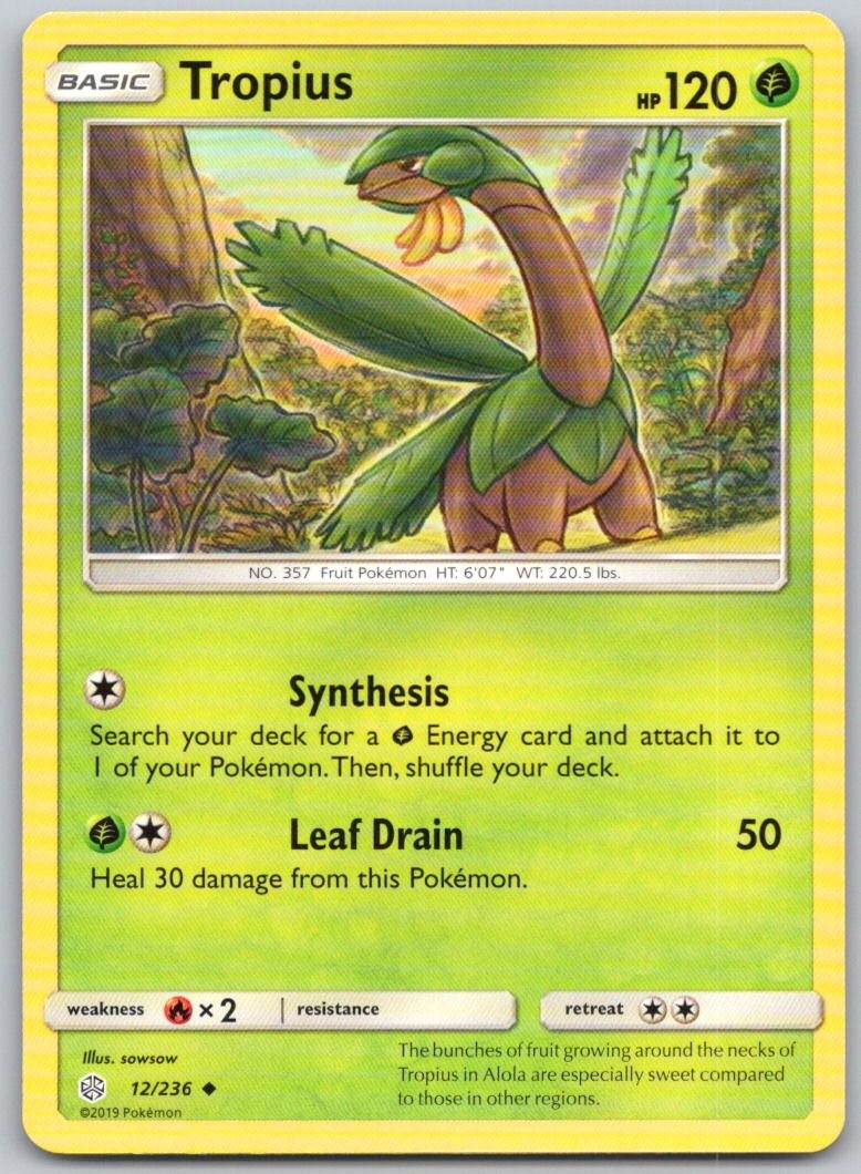 Tropius 12/236 Cosmic Eclipse CEC NM/M