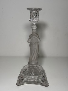Paire de bougeoirs en cristal signés Val Saint Lambert | Selency