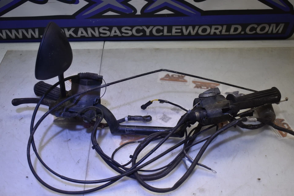 Guidões 2413 barra de hanle com interruptores poleiro 1991 BMW K75 K 75 91 motocicleta - Imagem 2 de 4