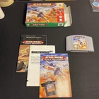 N64 Star Wars: Rogue Squadron (Nintendo 64, 1998) box manual and inserts