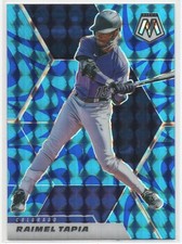 Raimel Tapia 2021 Panini Mosaic Mosaic Reactive Blue #161  Colorado Rockies
